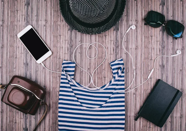 Yaz tatil arka plan, seyahat kavramı.