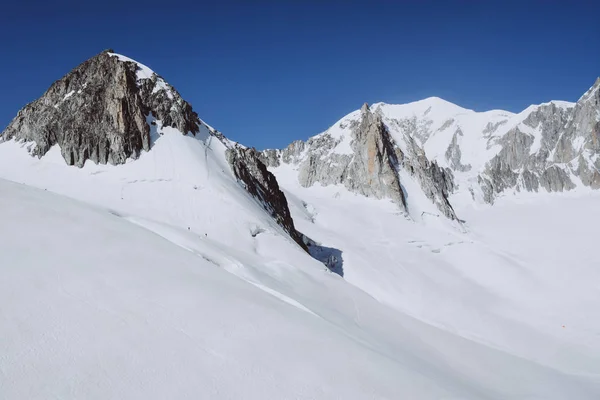 Mont blanc, der höchste berg Europas. — Stockfoto