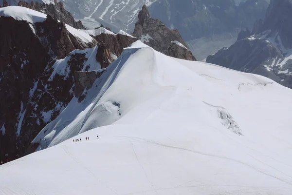 Mont blanc, der höchste berg Europas. — Stockfoto