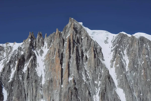 Mont blanc, der höchste berg Europas. — Stockfoto