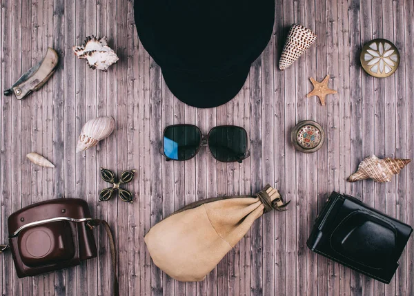 Yaz tatil arka plan, seyahat kavramı.