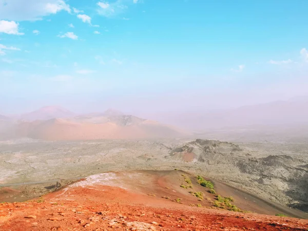 Kanarya Adaları Lanzarote Timanfaya Milli Parkı.