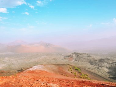 Kanarya Adaları Lanzarote Timanfaya Milli Parkı.