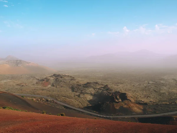 Κανάριες Νήσους Λανθαρότε Timanfaya εθνικό πάρκο. — Φωτογραφία Αρχείου