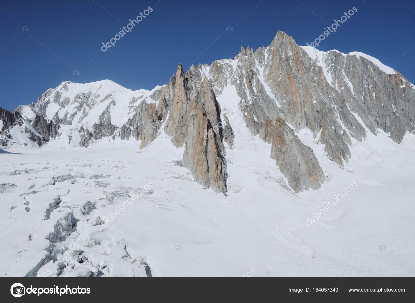 Mont Blanc La Plus Haute Montagne Deurope Photographie