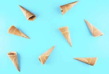 Boş dondurma kornet.