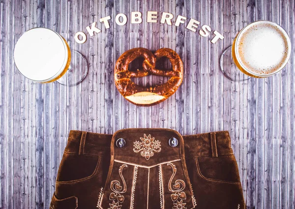 Oktoberfest festival de la cerveza fondo . — Foto de Stock