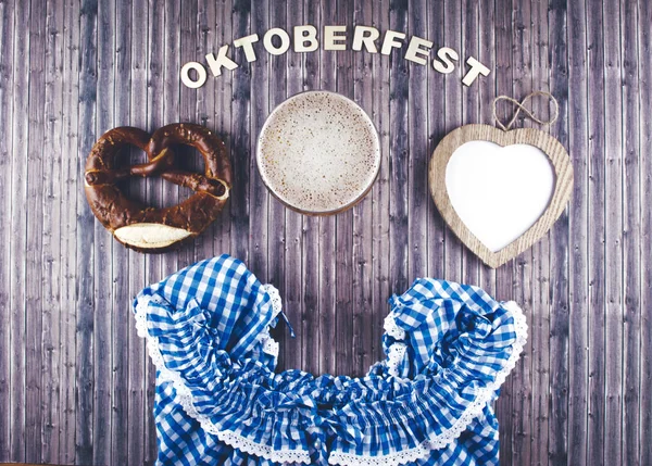 Oktoberfest festival de la cerveza fondo . — Foto de Stock