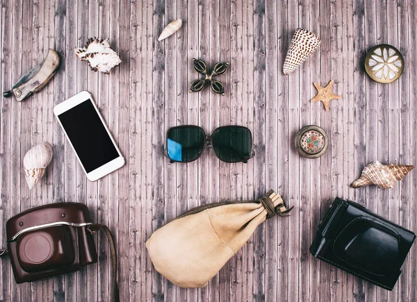 Yaz tatil arka plan, seyahat kavramı.