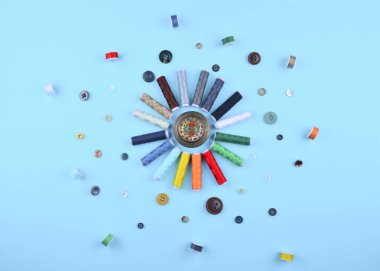 Arka dikiş araçları ve aksesuarları.