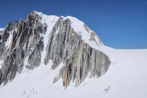 Mont blanc, de hoogste berg van Europa. — Stockfoto