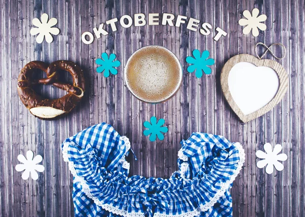 Oktoberfest festival de cerveja fundo . — Fotografia de Stock
