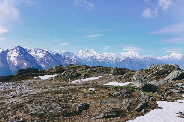 Paisagem nos Alpes. — Fotografia de Stock