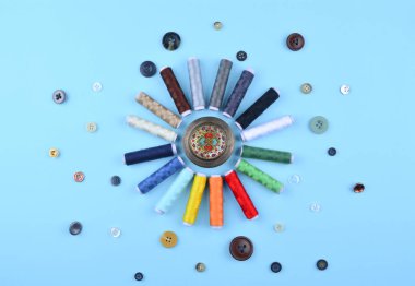 Arka dikiş araçları ve aksesuarları.