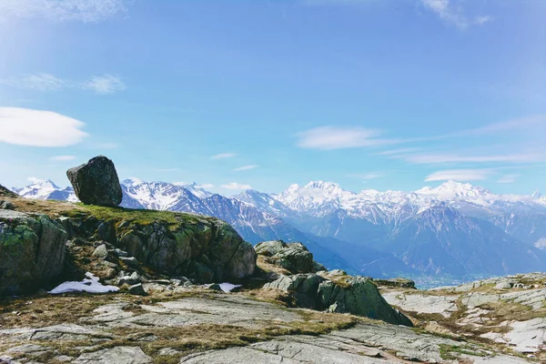 Prachtige landschap in de Alpen. — Stockfoto