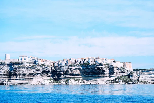 Deniz manzarası Bonifacio Corse, Fransa.