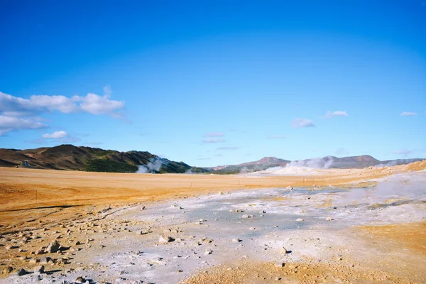 Campo de Fumarole en Namafjall, Islandia . —  Fotos de Stock