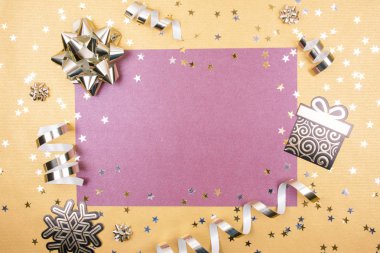 Dut kağıt doku Noel süsleri.