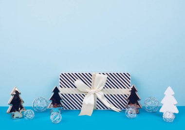 Noel hediye kutusu arka plan.