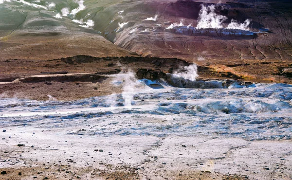 Campo de Fumarole en Namafjall, Islandia . —  Fotos de Stock