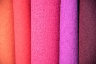 Multi renk kumaş doku örnekleri