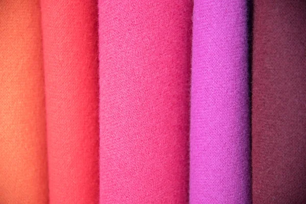 Multi color fabric texture samples Royalty Free Stock Images