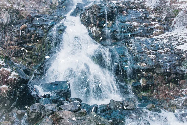 Todtnauer Wasserfälle im Winter. — Stockfoto