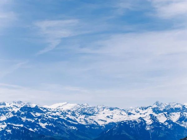 Zwitserse Alpen uitzicht vanaf de berg Pilatus, Zwitserland — Stockfoto