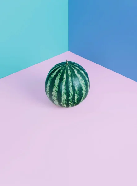 Fashion watermelon on pastel background. — Stock Photo, Image