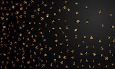 Bitcoins güvenlik iş geçmişi. Bitcoin Kripto incelemesi görselleştirme. İş cüzdan arka plan, güvenlik Döviz Alım Satım, vektör modeli. Kripto sanal ödeme vade. Altın para ticaret