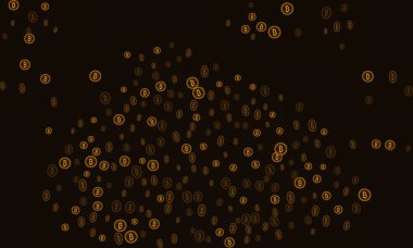 Bitcoins güvenlik iş geçmişi. Bitcoin Kripto incelemesi görselleştirme. İş cüzdan arka plan, güvenlik Döviz Alım Satım, vektör modeli. Kripto sanal ödeme vade. Altın para ticaret