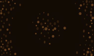 Bitcoins güvenlik iş geçmişi. Bitcoin Kripto incelemesi görselleştirme. İş cüzdan arka plan, güvenlik Döviz Alım Satım, vektör modeli. Kripto sanal ödeme vade. Altın para ticaret