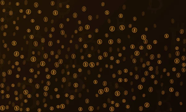 Bitcoins güvenlik iş geçmişi. Bitcoin Kripto incelemesi görselleştirme. İş cüzdan arka plan, güvenlik Döviz Alım Satım, vektör modeli. Kripto sanal ödeme vade. Altın para ticaret