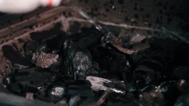 Izgara kömürlerin yanma