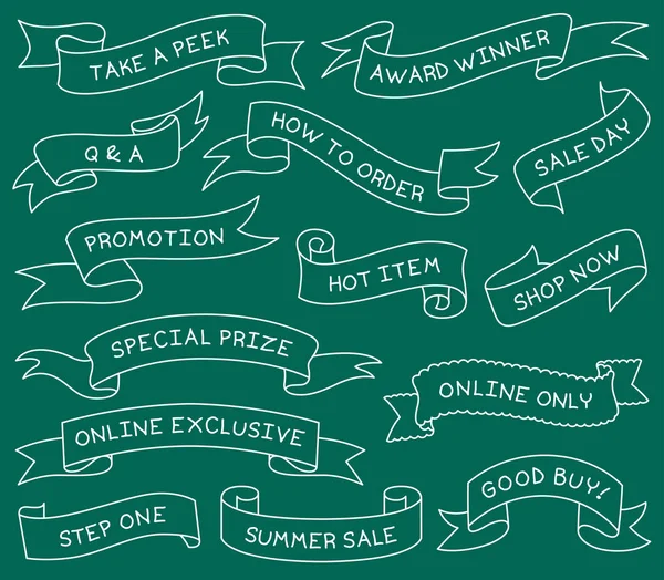 El ile yazılmış iletiler ile elle çizilmiş şerit afiş koymak