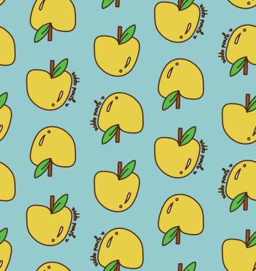 Sarı elma Seamless Modeli