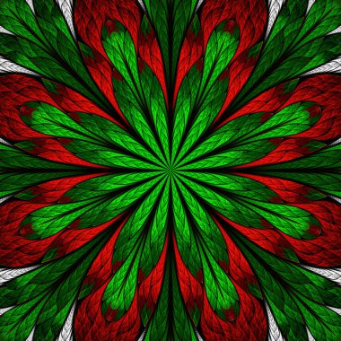 Güzel çiçek desen vitray pencere stili. Şunları yapabilirsiniz 