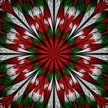 Güzel çiçek desen vitray pencere stili. Şunları yapabilirsiniz 