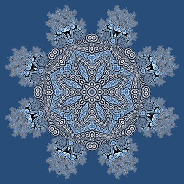 Muhteşem Ajur desen kar taneleri veya dantel napk şeklinde