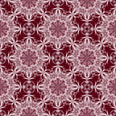 Çiçek daire süsleme ile Seamless modeli. Sen-ebilmek kullanma o için