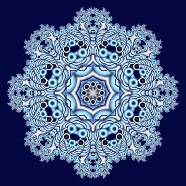 Muhteşem Ajur desen kar taneleri veya dantel napk şeklinde