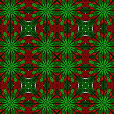 Vitray pencere stili güzel sorunsuz çiçek deseni.