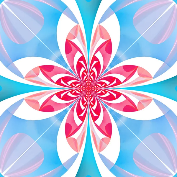 Fabulous multicolored flower pattern. You can use it for invitat — Stock Photo, Image