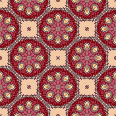 Spiral ve daire süsleme ile Seamless modeli. Sen-ebilmek kullanma o