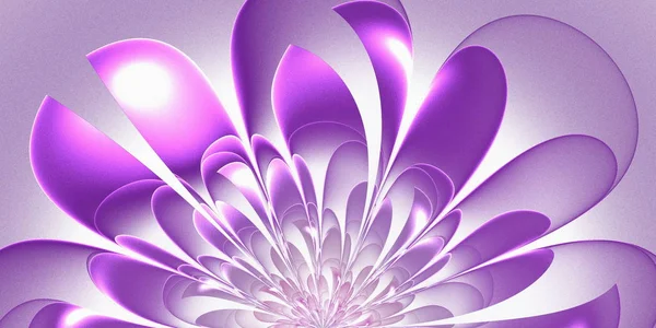 Beautiful lush fractal flower. Artwork for creative design, art — Stock Photo, Image