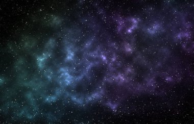 Alan arka plan yıldız, bir sonsuz evren ile soyut. Fant