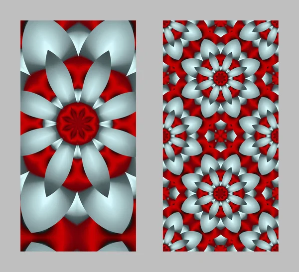 Cubierta del teléfono móvil de nuevo con hermoso patrón en diseño fractal — Foto de Stock