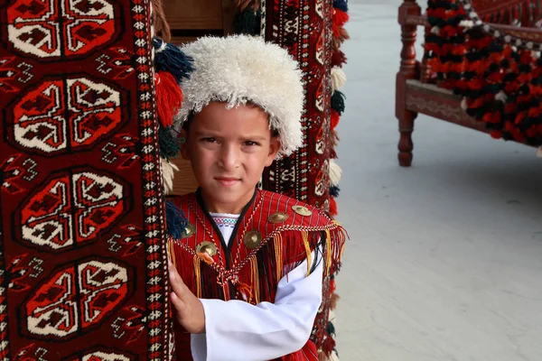 Ашхабад, Туркменистан - 12 сентября 2017 года. Портрет унида — стоковое фото