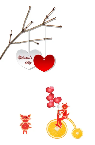 Creative valentines concept fotografie. Simbolul iubirii sau datinei — Fotografie, imagine de stoc