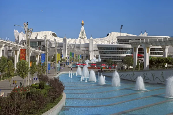 Aşgabat, Türkmenistan - Eylül 26.2017: Spor parçası 